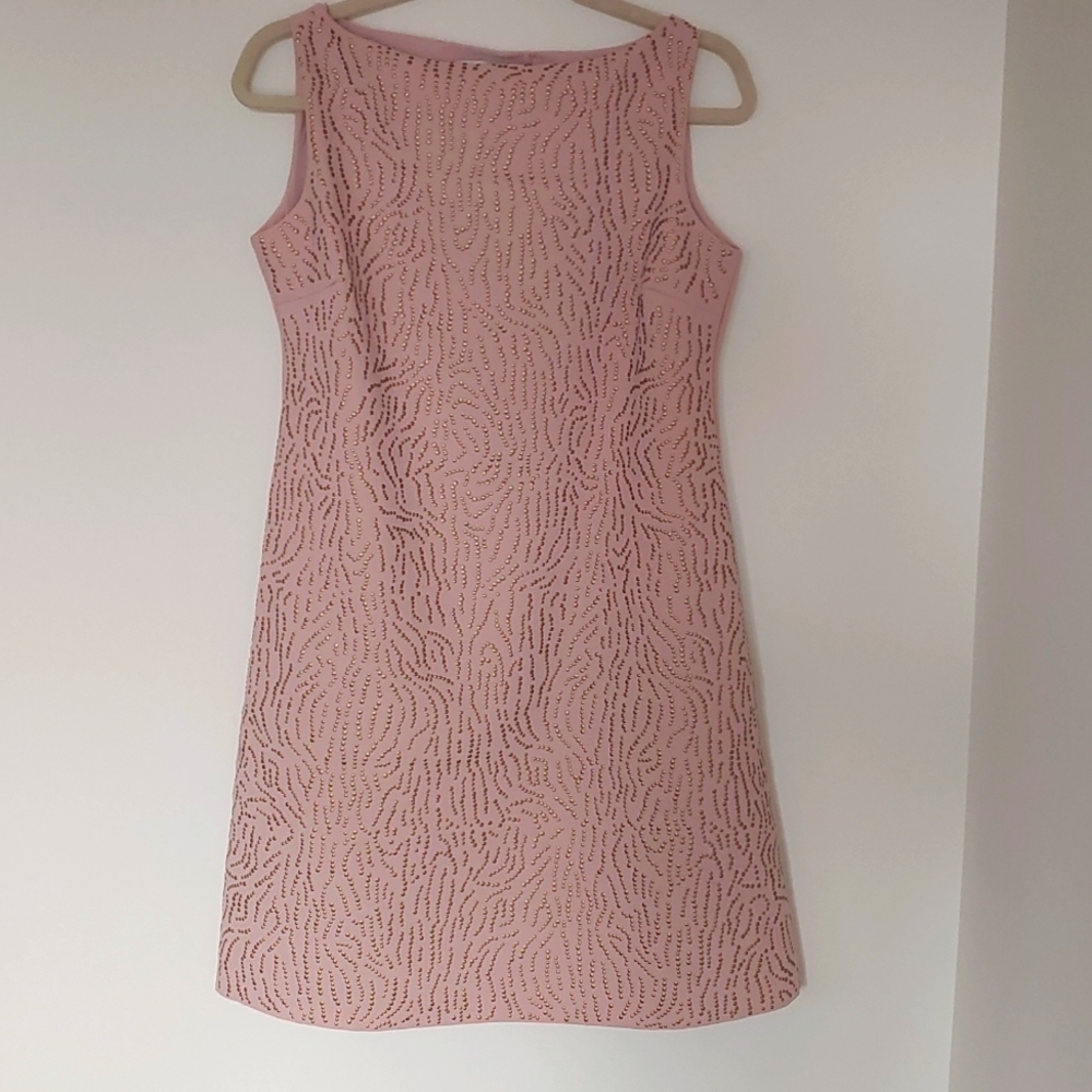 Chiara Boni, Size 6, Nude with gold accents